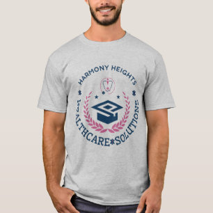 T-shirt Harmony Heights Healthcare Solutions Logo de l'ent