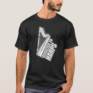 T-shirt Harp Music Instrument Player Débutant Leçon 6