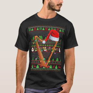 T-shirt Harp Music Lover Family Matching Ugly Harp