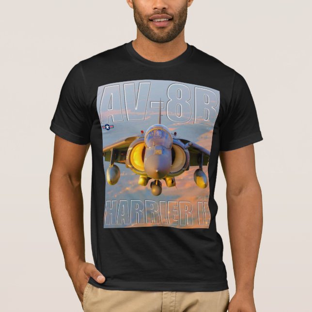 T-SHIRT HARRIER II AV-8B (Devant)