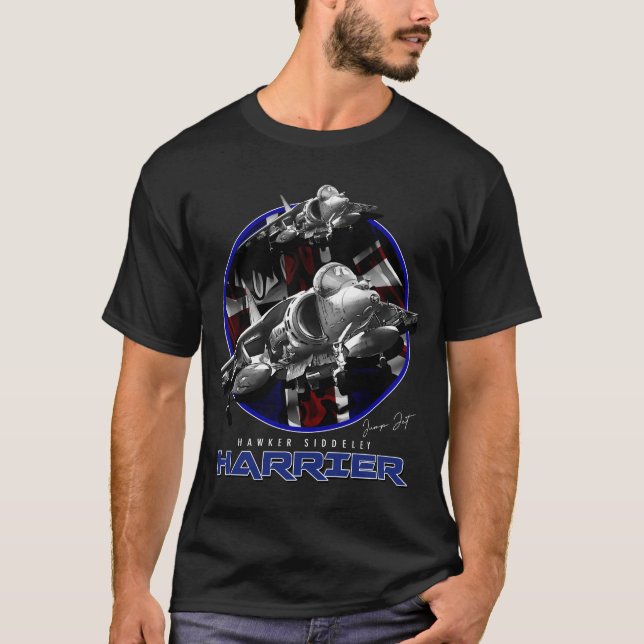 T-shirt Harrier Jump Jet Royal Air Force (Devant)