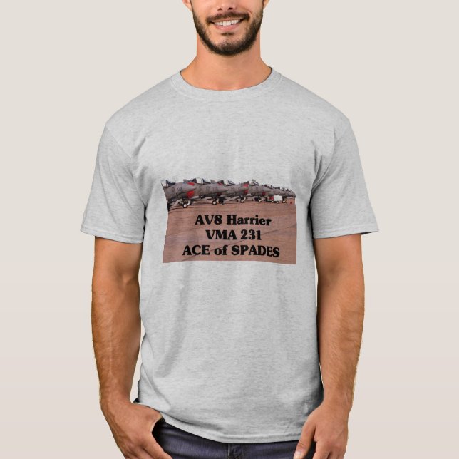 T-shirt Harriers de VMA 231 (Devant)