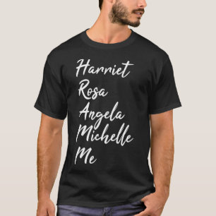T-shirt Harriet Rosa Angela Michelle Moi Mois de l'histoir