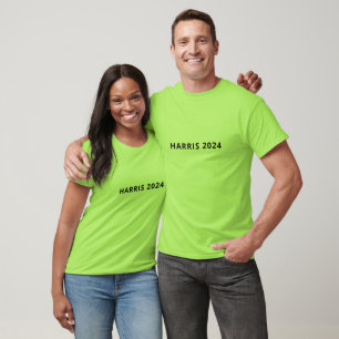 T-shirt Harris 2024 simple texte personnalisé moderne brat