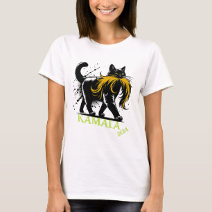 T-shirt Harris Funny Retro Enfless Chat Lady Président 20