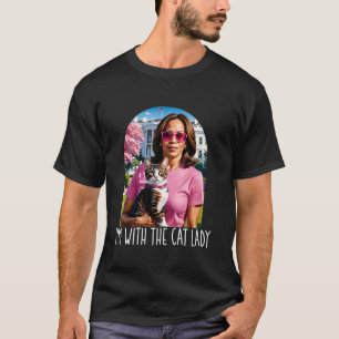 T-shirt Harris président de l'élection walz 2024 47 fémini
