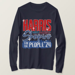 T-shirt Harris Shapiro 2024 Pour le peuple Drapeau américa