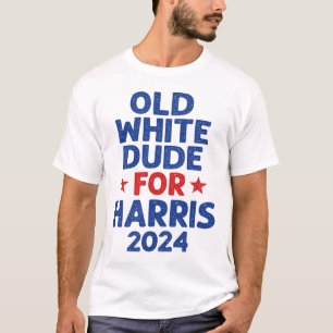 T-shirt Harris Vieux Blancs Dudes Pour Harris Hommes Drôle