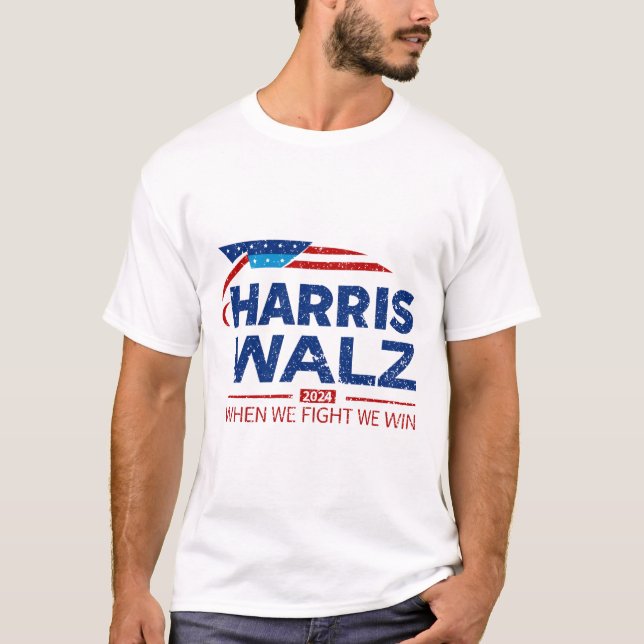 T-shirt Harris Walz 2024 (16) (Devant)