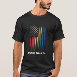 T-shirt Harris Walz 2024 Élection Kamala Tim Waltz LGBT