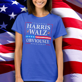 T-shirt Harris Walz 2024 Évidemment