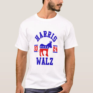 T-shirt Harris Walz 2024 pour le président Patriotic Democ