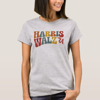 T-shirt Harris Walz 24 Président États-Unis Amérique Élect
