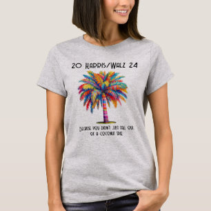 T-shirt Harris/Walz Coconut Tree