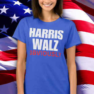 T-shirt Harris Walz ÉVIDEMMENT   Harris Walz 2024 Évidemme