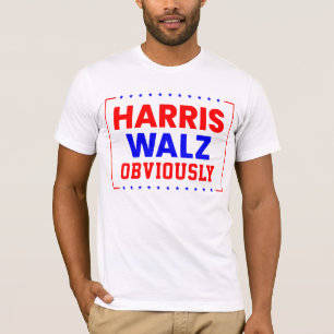 T-shirt Harris Walz évidemment Kamala Harris pour le prési