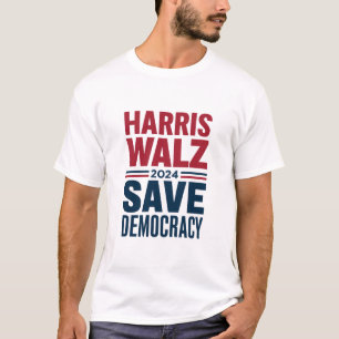 T-shirt Harris Walz sauve la démocratie