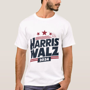 T-shirt Harris Walz Shirt Retro Kamala Harris Election 202