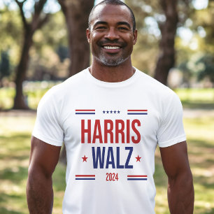 T-shirt Harris Walz Supporte L'Élection Démocratique