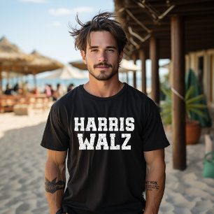 T-shirt Harris Walz Waltz 2024 Rétro Vintage Détresse