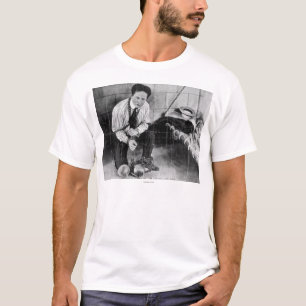 T-shirt Harry Houdini environ à échapper de la prison