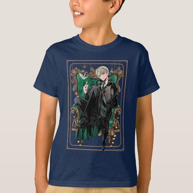 T-shirt HARRY POTTER™ | Anime Draco Malfoy Assis (Devant)