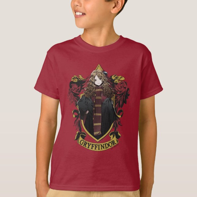 T-shirt HARRY POTTER™ | Anime Hermione House Crest (Devant)