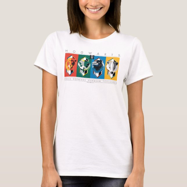 T-shirt Harry Potter | Armoiries de la maison HOGWARTS™ (Devant)