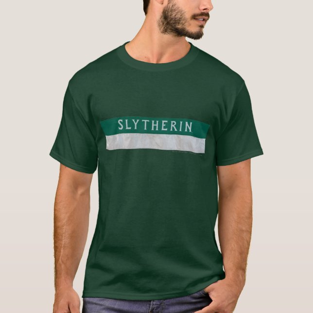 T-shirt Harry Potter| Bannière Slytherine (Devant)