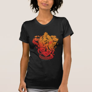 T-shirt Harry Potter   Blason de Gryffondor - Éclaboussé
