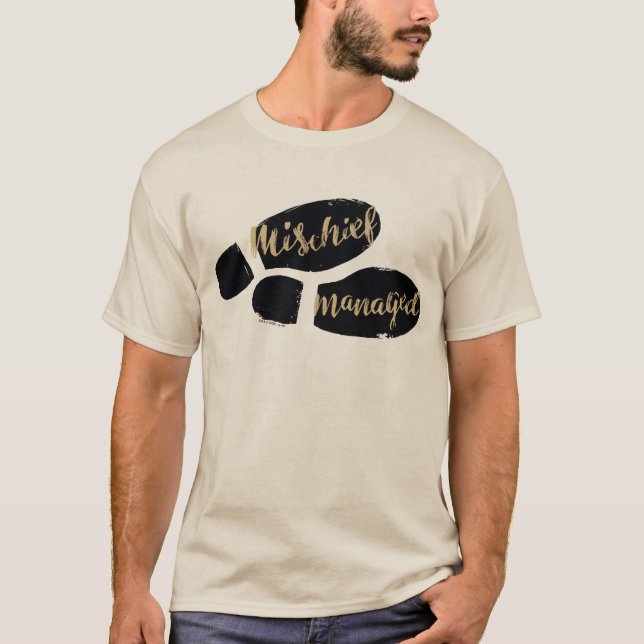 T-shirt Harry Potter | Carte au trésor - Empreintes de pas (Devant)