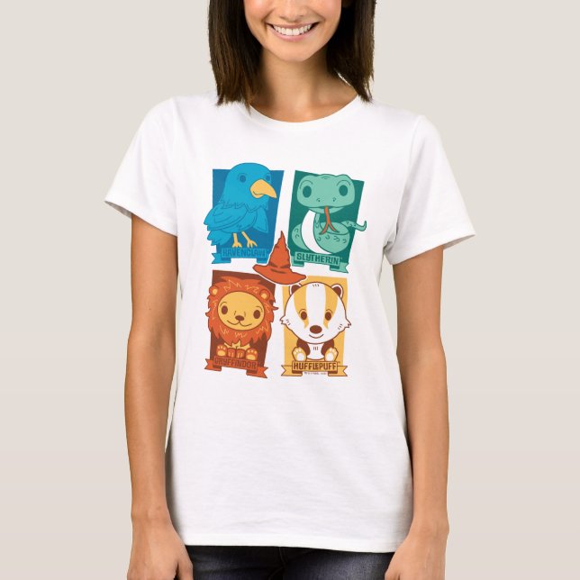 T-SHIRT HARRY POTTER™ | CARTOON HOGWARTS™ MAISONS (Devant)