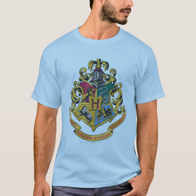 T-shirt Harry Potter | Cimier de Poudlard - Couleur complè (Devant)