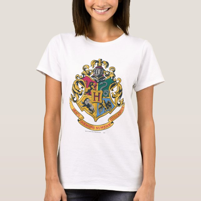 T-shirt Harry Potter | Cimier de Poudlard - Couleur complè (Devant)