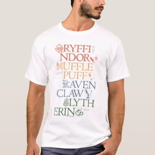 T-shirt HARRY POTTER™ Délicat Sketch HOGWARTS™ Maisons