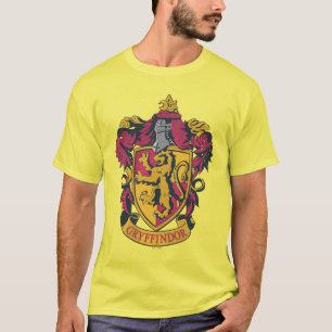 T-shirt Harry Potter  Gryffindor Crest Gold et Red