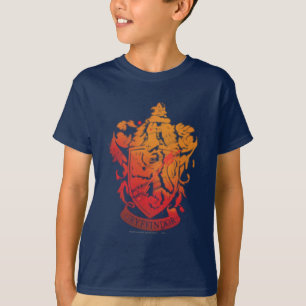 T-shirt Harry Potter Gryffindor Crest - Splissé