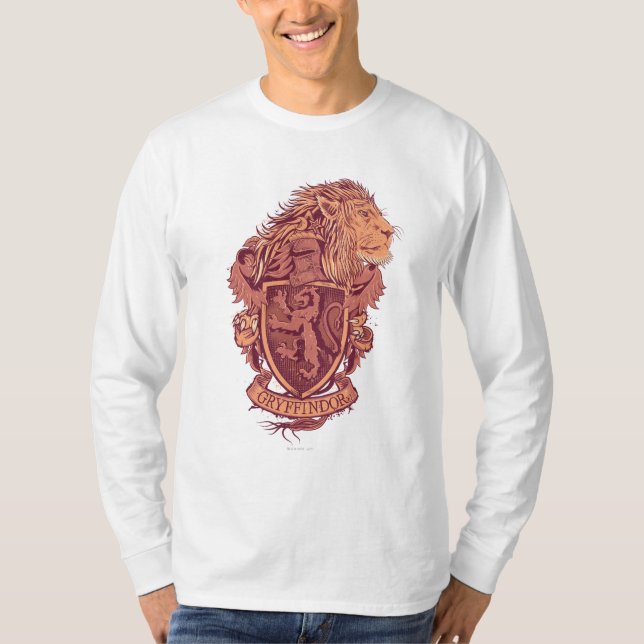 T-shirt Harry Potter | Gryffindor Lion Crest (Devant)