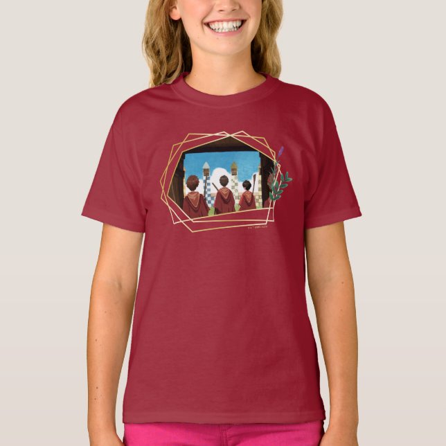 T-shirt HARRY POTTER™ & GRYFFINDOR™ QUIDDITCH™ Team (Devant)