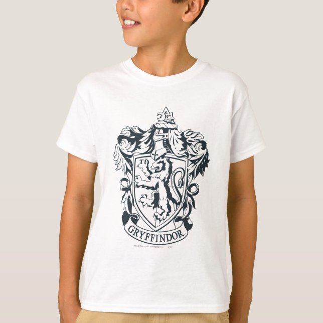 T-shirt Harry Potter | Gryffindor Stencil Esquisse (Devant)
