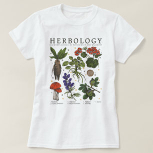 T-shirt Harry Potter Herbologie Plante Manche courte