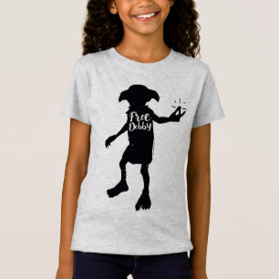 T-Shirt Harry Potter "Libérez Dobby" Silhouette Typograp