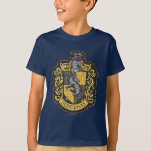 T-shirt Harry Potter   Patch de crête de Hufflepuff