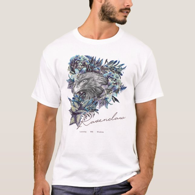 T-shirt HARRY POTTER™ RAVENCLAW™ Floral Graphisme (Devant)