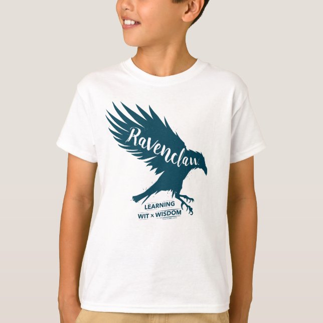 T-shirt Harry Potter | RAVENCLAW™ Silhouette Typography (Devant)
