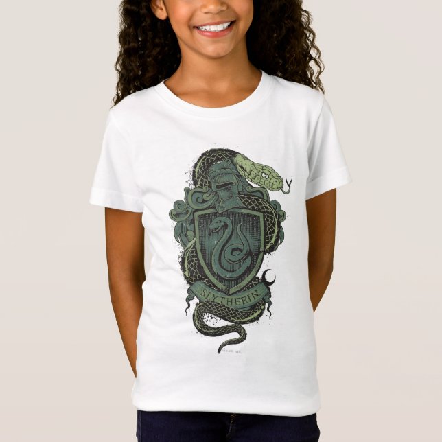 T-Shirt Harry Potter | Slytherin Crest (Devant)