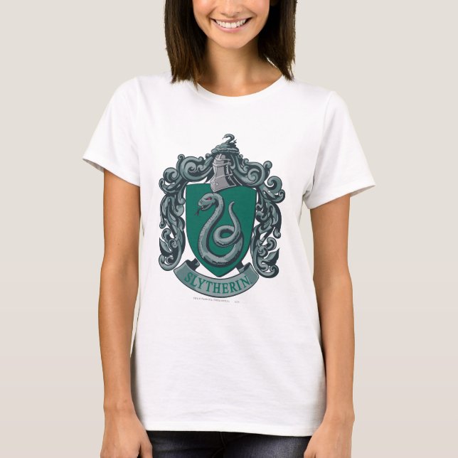 T-shirt Harry Potter | Slytherin Crest Green (Devant)
