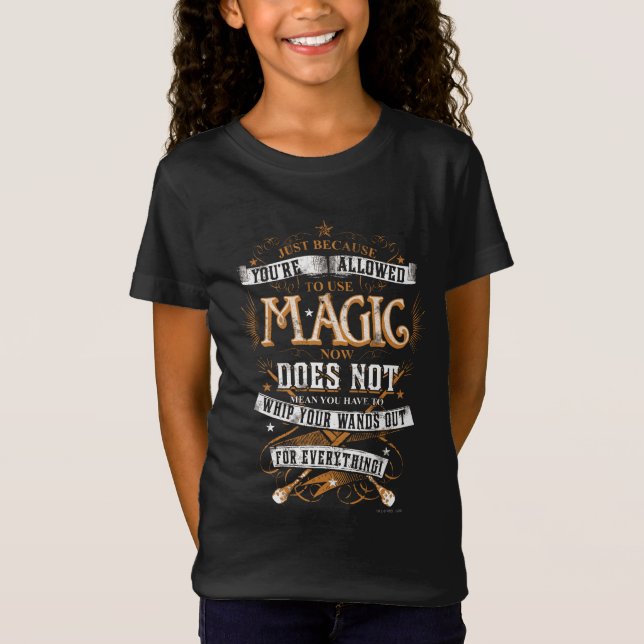 T-Shirt Harry Potter Spell| Juste parce que vous êtes auto (Devant)