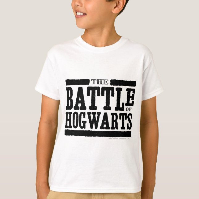 T-shirt Harry Potter Spell| La Bataille de Hogwarts (Devant)
