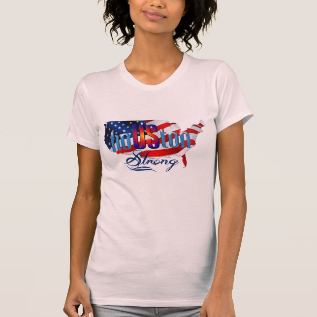 T-shirt harvey d'ouragan fort de Houston le Texas (Devant)
